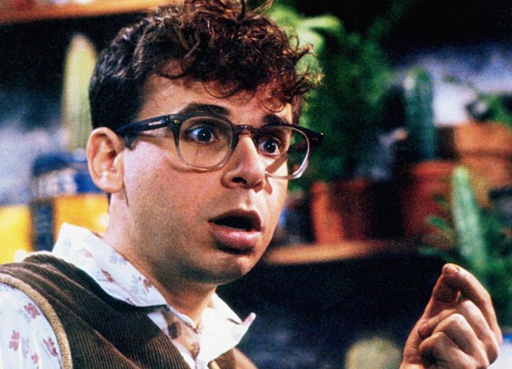 Rick Moranis played Seymour Krelborn in the 1986 film, "Little Shop of Horrors."