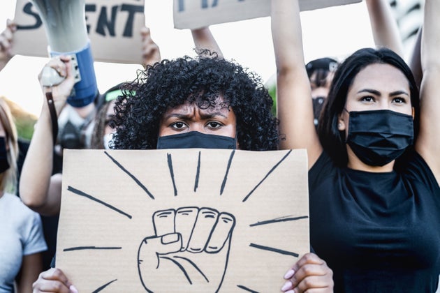 Black Lives Matter protesters. 