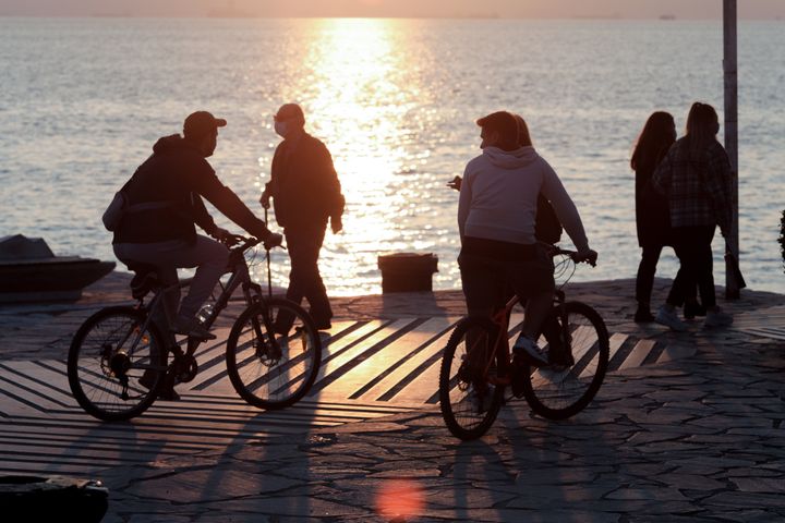 Ποδήλατο στο ηλιοβασίλεμα 