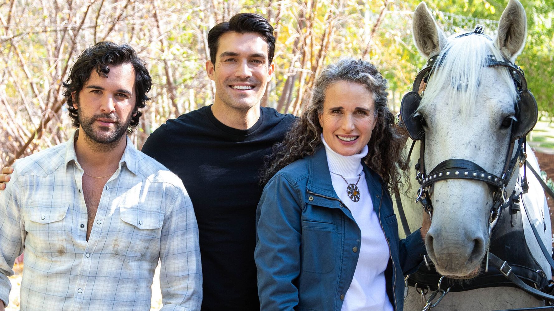 'Dashing In December' Trailer Features Andie MacDowell And Gay Cowboys In Love
