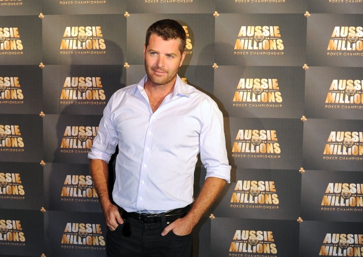 Celebrity chef Pete Evans, pictured in January 2011, shared a social media post featuring a sonnenrad or Black Sun, a prominent white nationalist symbol.