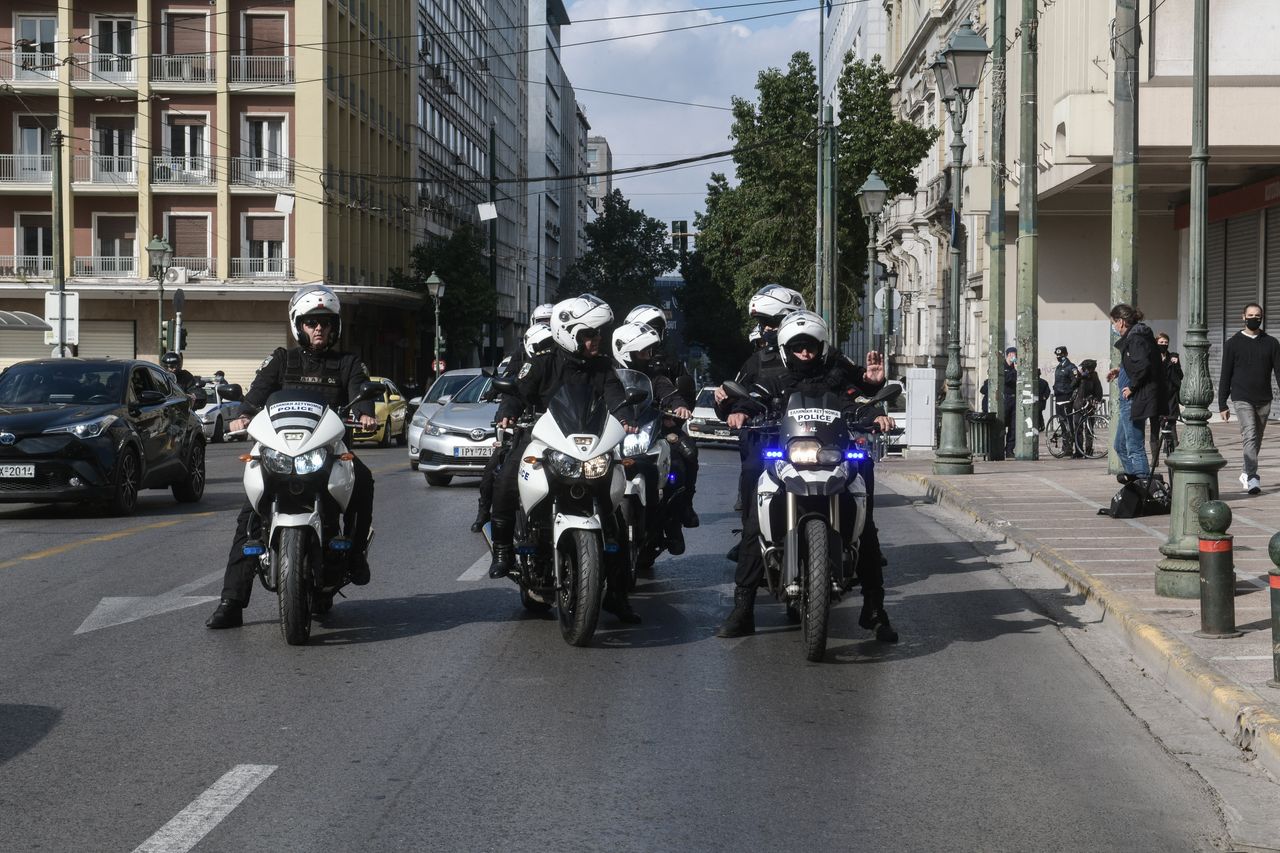 Μέτρα της αστυνομίας στην Αθήνα