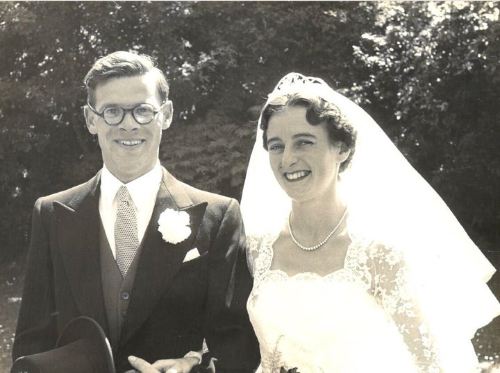 George and Olive Ford on their wedding day