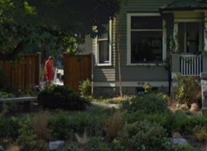 The author's mother's home, visible on Google Maps