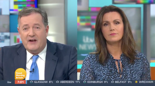 Piers Morgan and Susanna Reid