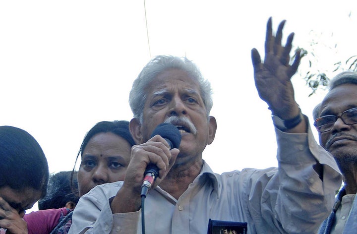 Varavara Rao in Kolkata on November 25, 2011