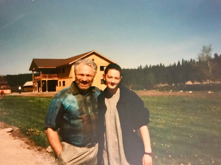 Raymond and Juli-Ann Aaron at Boulder Creek Academy in Idaho in 1997. Raymond was allowed a short visit with his daughter about nine months after he first dropped her off.