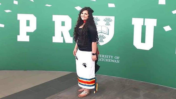 Chyanna Goodwin gradated from the University of Saskatchewan's nursing program in June 2019.