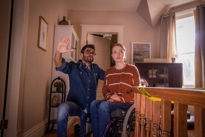 Director Aneesh Chaganty (left): “To say a disabled character has to be played by a disabled actor [is] a very, very simple m