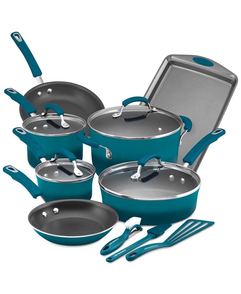 Cravings By Chrissy Teigen 14 Piece Nonstick Aluminum Cookware