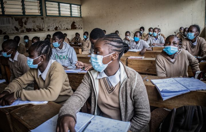 休校が明けたケニア・ナイロビの小学校（2020年11月）