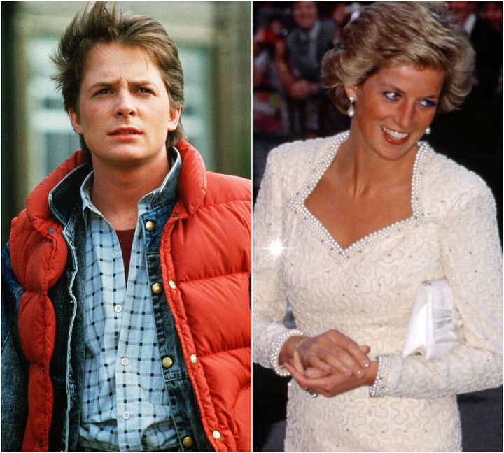 Michael J Fox and Princess Diana