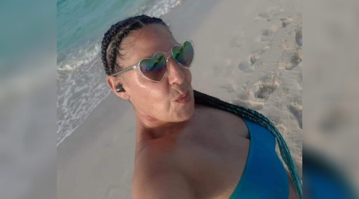 Antoinette Traboulsi is photographed on a beach in an undated Facebook photo. The 52-year-old woman worked as a hygiene and sanitation attendant at Montreal’s Sacre-Coeur hospital.
