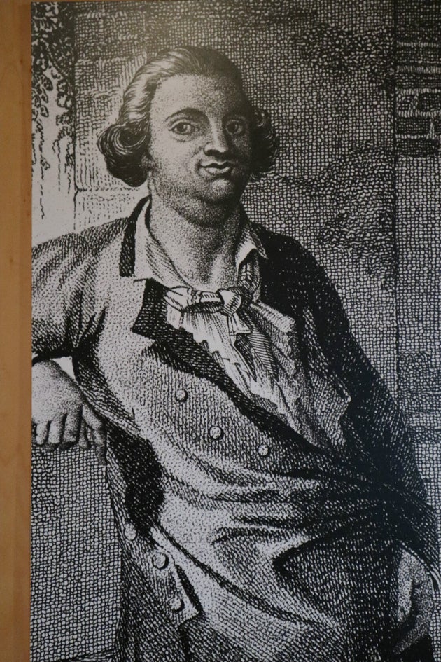 サンレオ城砦に展示してあったカリオストロ伯爵の肖像画