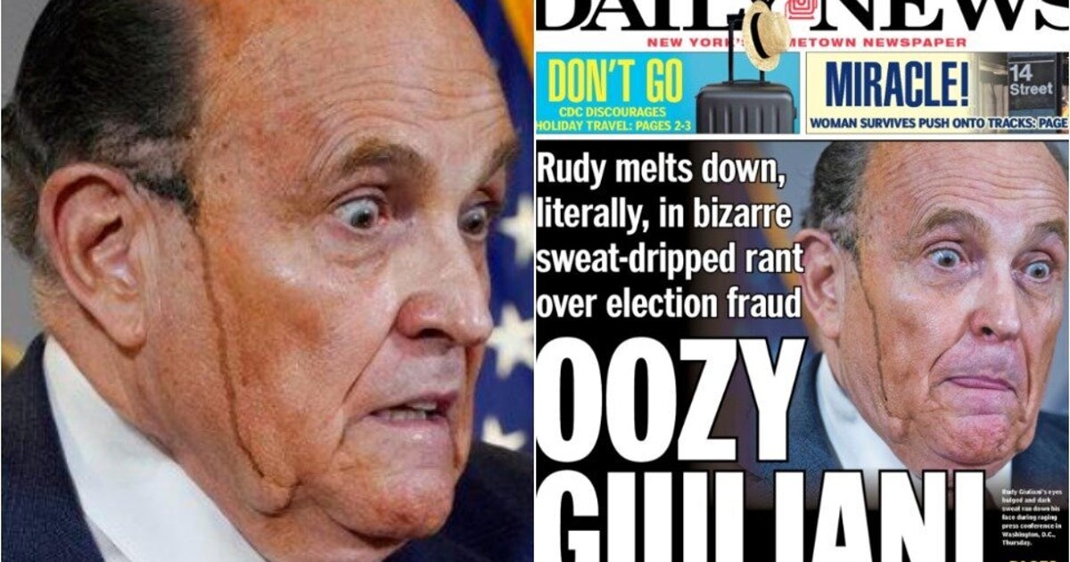 New York Daily News Taunts Rudy Giuliani With A Gross New Nickname