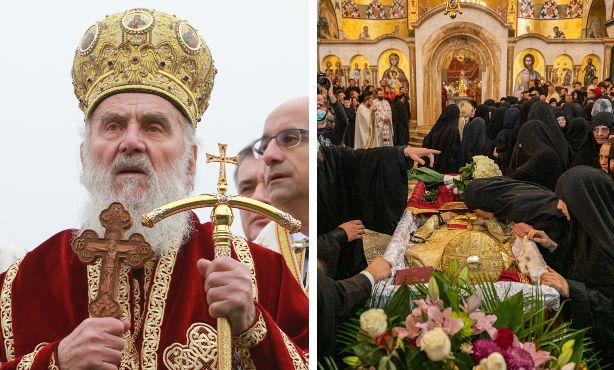 Patriarch Irinej;  the funeral of the head of the Orthodox Church in