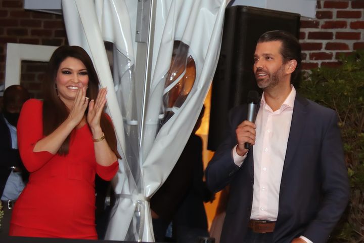 Trump campaign adviser Kimberly Guilfoyle, who is also the girlfriend of Donald Trump Jr., has appeared on OAN and Newsmax to insist that President Donald Trump actually won the election.