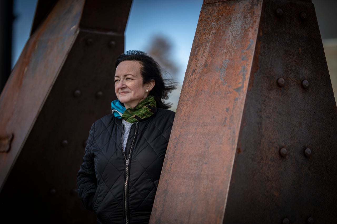 Ana Avendaño stands for a portrait at Julius M. Kleiner Memorial Park in Meridian, Idaho, in November 2020.