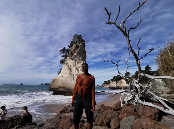 The author at Coromandel in North Island, New Zealand, in 2020.