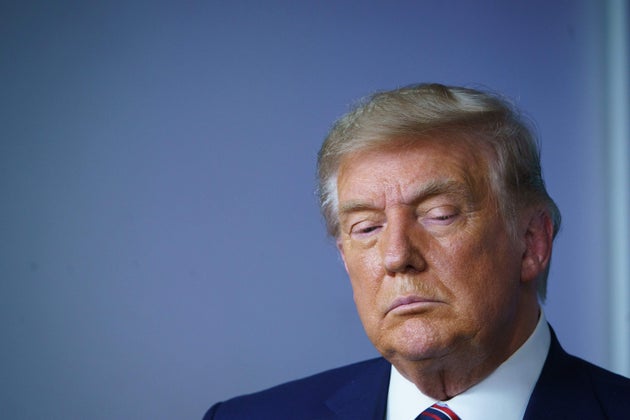 Donald Trump lors d'une réunion à la Maison Blanche le 20 novembre 2020 (Photo...