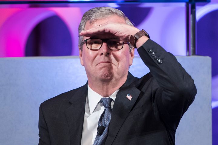 Former Florida Gov. Jeb Bush: He can see clearly now. 