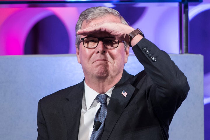 Former Florida Gov. Jeb Bush: He can see clearly now. 