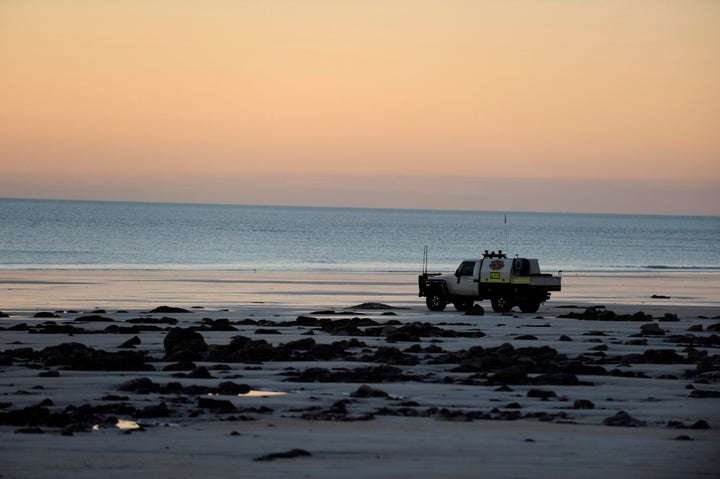 Cable Beach in Western Australia, where a 55-year-old man died Sunday following a shark attack, local authorities said.