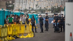 La cifra de migrantes en el Muelle de Arguineguín sigue cayendo y se sitúa por debajo de