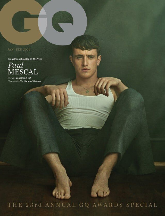 Paul Mescal on the cover of GQ