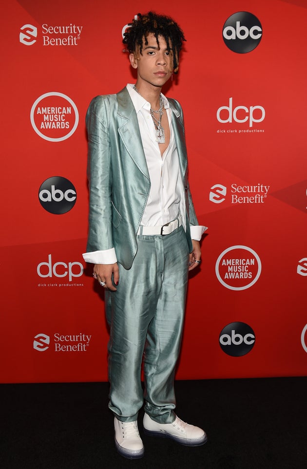 Iann Dior at the 2020 American Music Awards.