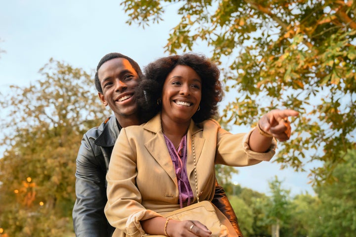 Micheal Ward and Amarah-Jae St. Aubyn in "Lovers Rock."