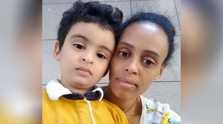 Selam Nega and her son Dani were supposed to come to Canada from Lebanon in October, but their flight was cancelled after officials forget to add a document to her file.