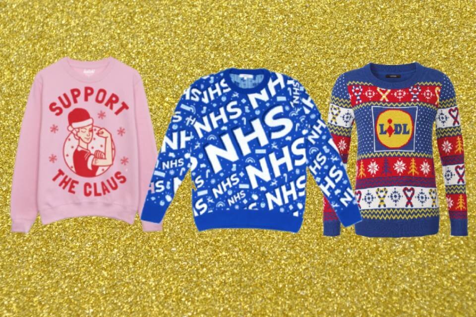 kids among us christmas jumper