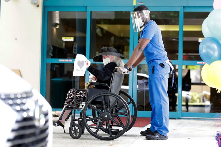 Workers involved in elder care have been hard hit by the pandemic, with many deemed nonessential to prevent the spread of the coronavirus to vulnerable senior populations.