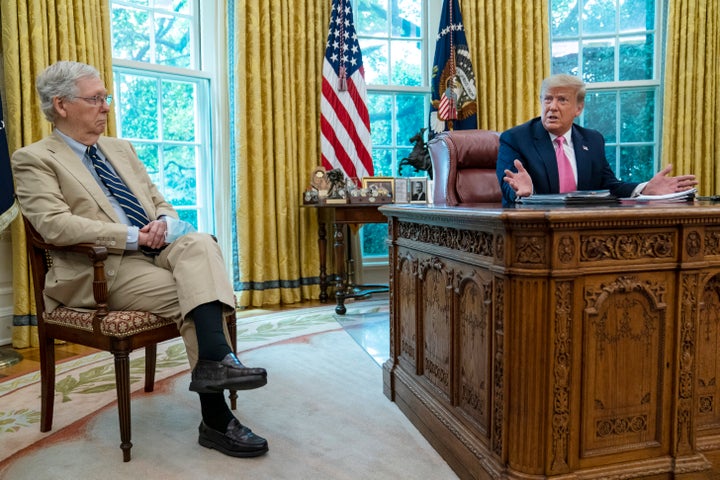 Senate Majority Leader Mitch McConnell (R) and President Donald Trump notched massive victories in Kentucky on Nov. 3. Democrats haven't won a Senate seat in Kentucky since 1994, or a presidential race there since 1996.