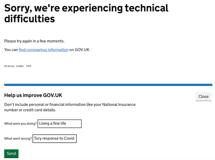 government website