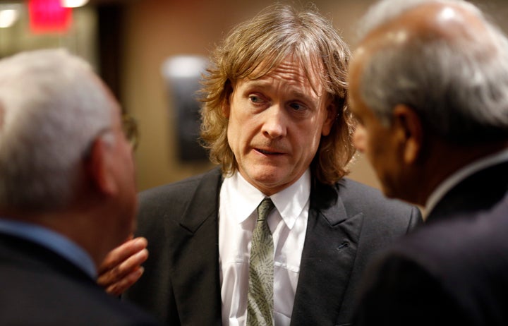 David Thomson, chairman of Thomson Reuters, speaks with journalists at Thomson Reuters Headquarters in New York, March 5, 2014. The Thomson family, estimated to be Canada's richest, has seen its wealth grow by more than $10 billion since April, according to a new report.