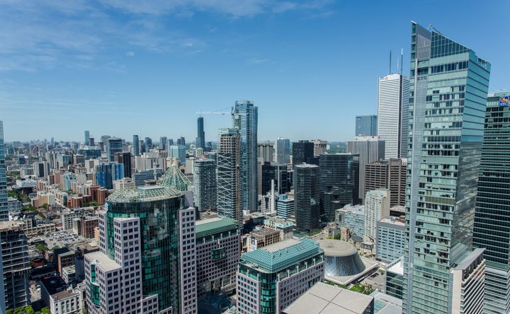 Toronto's downtown core is experiencing a condo sales slump, realtors say.