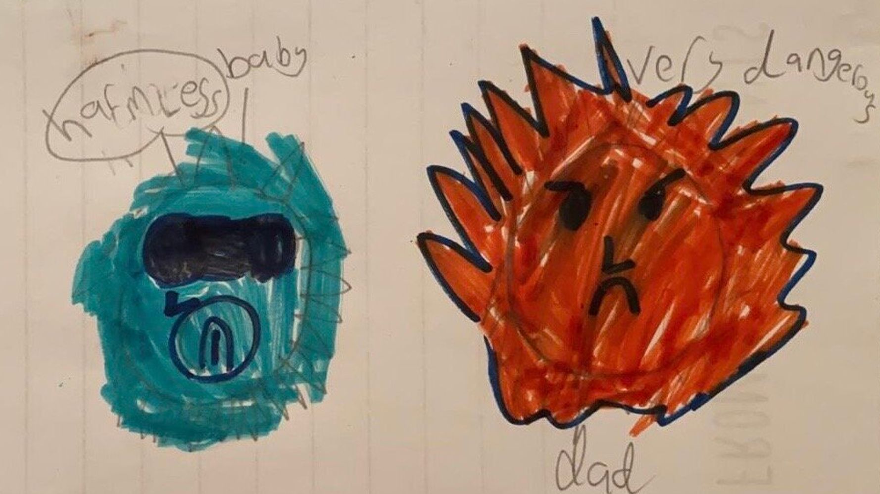 These Kids’ Drawings Of Covid Are Genuinely Hilarious