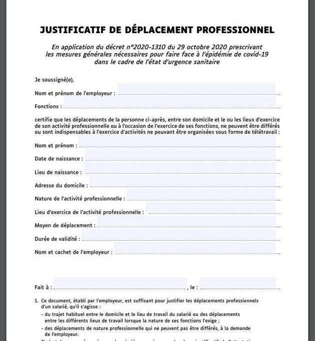 Nouvelle Attestation De Deplacement Pour Le Confinement Allege Ou La Telecharger Le Huffpost Nouvelle Attestation De Deplacement Pour Le Confinement Allege Ou La Telecharger Le Huffpost
