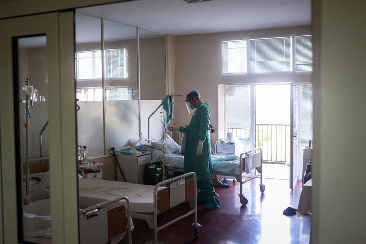 Θάλαμος σε νοσοκομείο αναφοράς στο Βελιγράδι 
