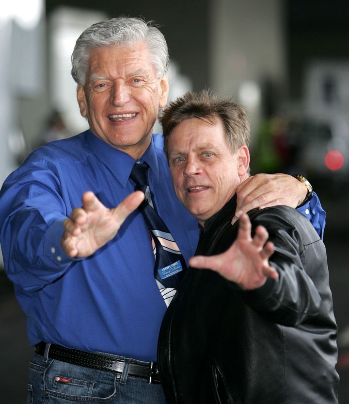 Dave Prowse and Mark Hamill pictured in 2007