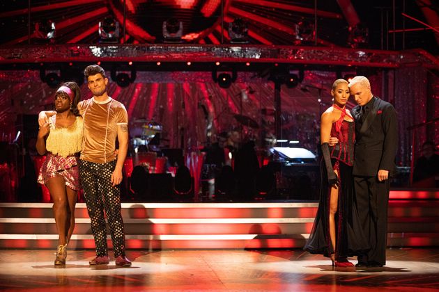Clara Amfo and Jamie Laing landed in the dance-off this week