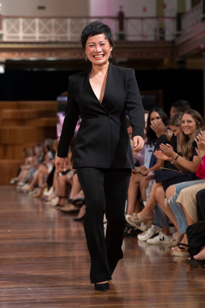 'MasterChef' star Poh Ling Yeow is nominated for an AACTA Awards - pictured here at Melbourne Fashion Festival in March. (Photo by Wendell Teodoro/WireImage)