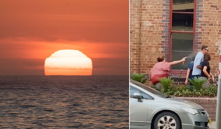Australia's east coast struggled through a heatwave that saw temperatures hit 45 degrees celsius. 