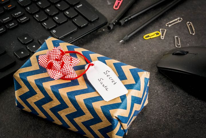 For lots of office workers, Secret Santa will be happening by video this year. 