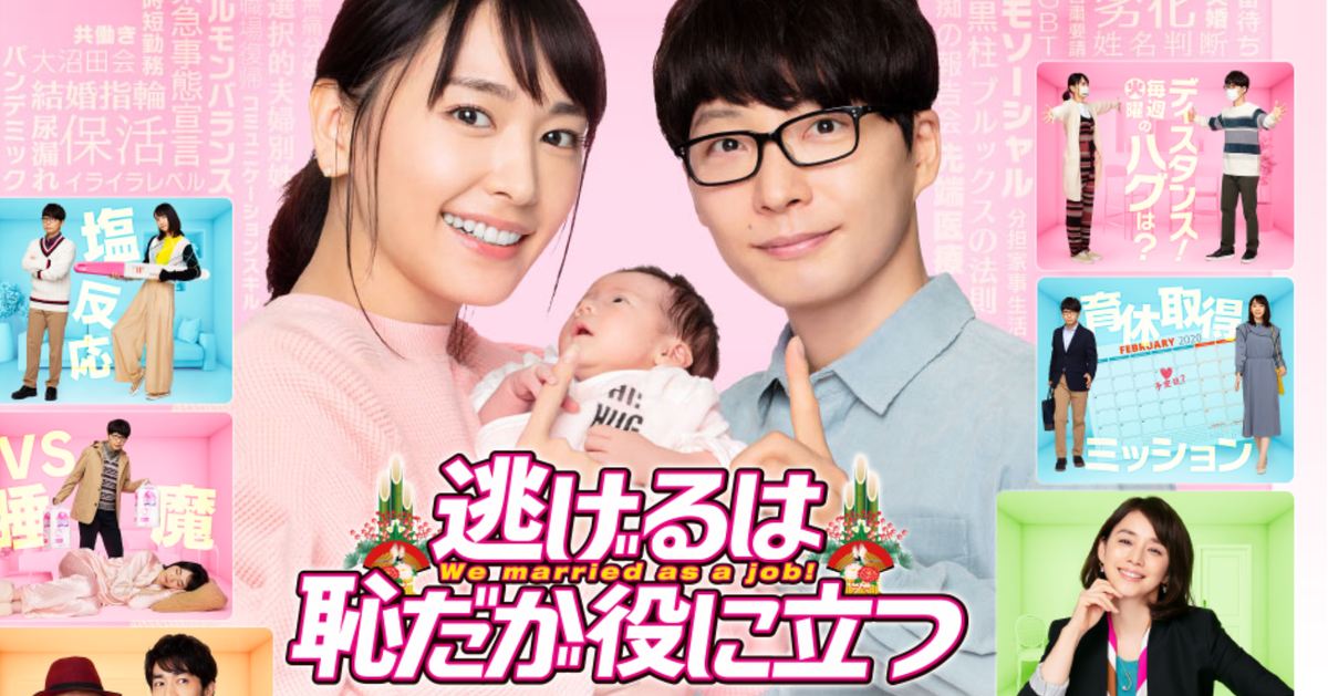 逃げ恥 Sp 21年1月2日に放送 ポスタービジュアルでは2人は親に どんな内容 ハフポスト