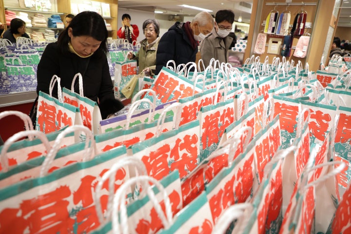 福袋販売の様子(2020年1月)