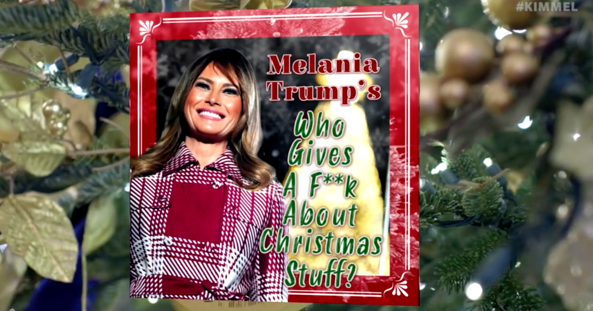 Melania Trump Really Hates Christmas In 'Kimmel' Spoof Of White House