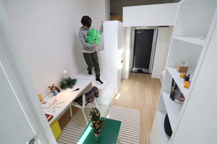 청년 맞춤형 공유주택 안암생활 원룸형 주거공간 모습.